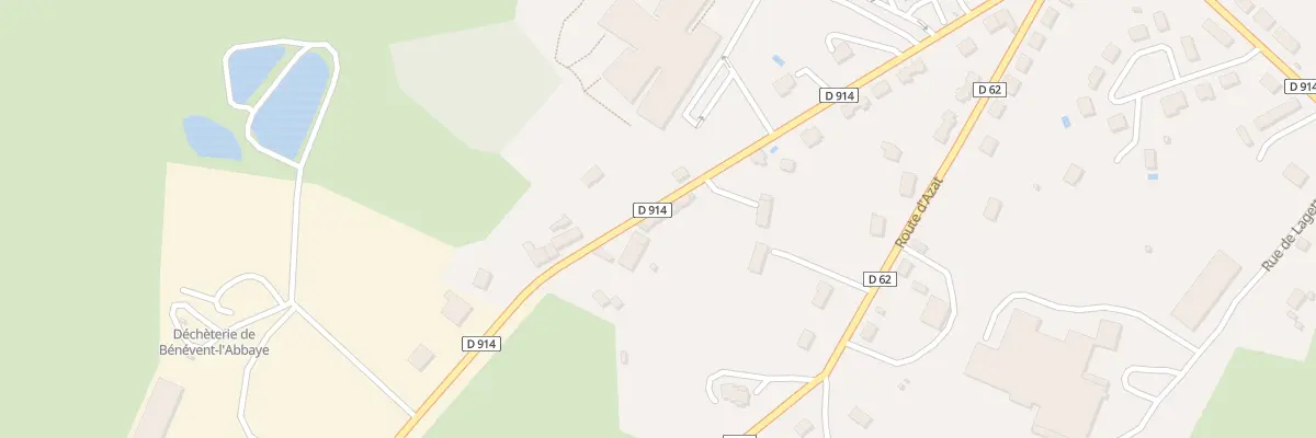 Plan du 15 Av du Limousin à Bénévent-l’Abbaye