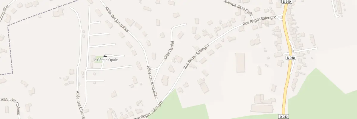 Plan du 292 Rue Roger Salengro à Cucq