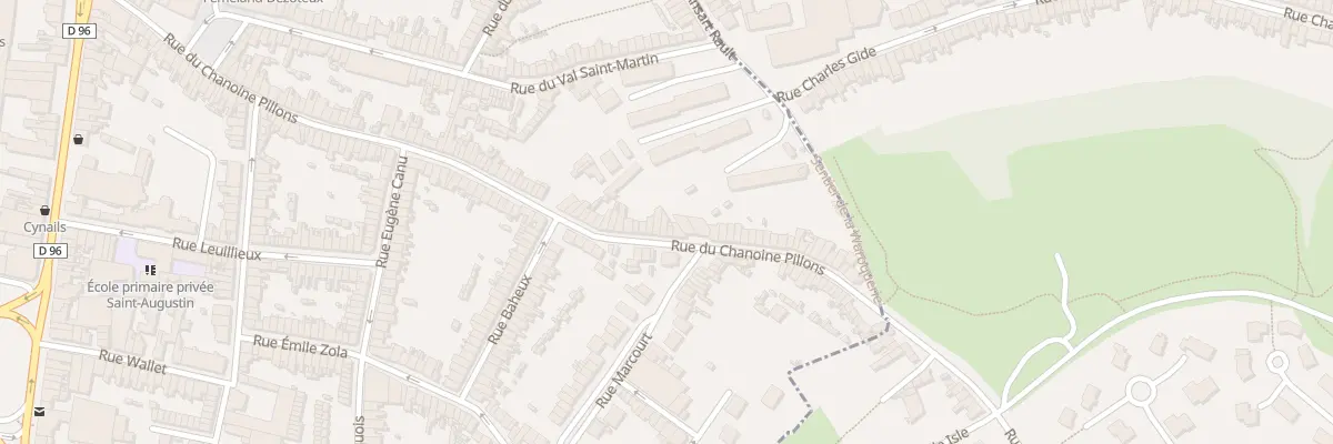 Plan du 139 Rue du Chanoine Pillons à Boulogne-sur-Mer