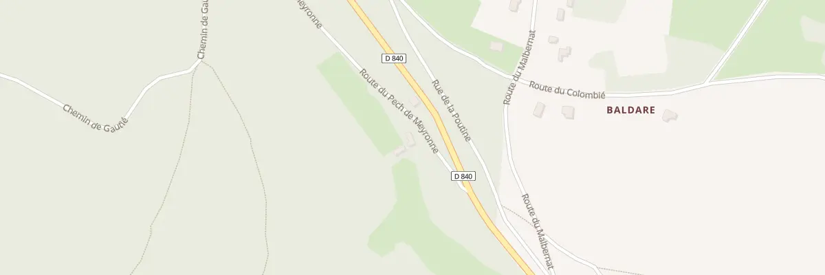 Plan du 5180 Pech de Meyronne à Montvalent