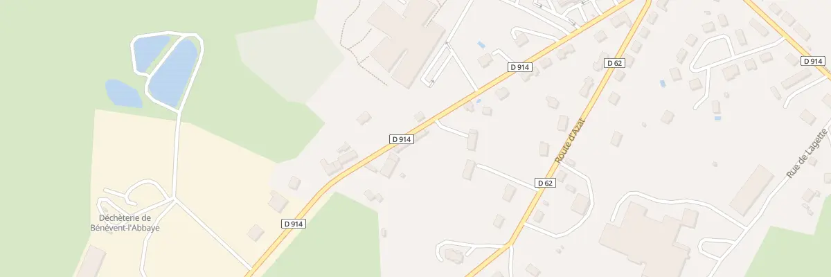 Plan du 13 Av du Limousin à Bénévent-l’Abbaye