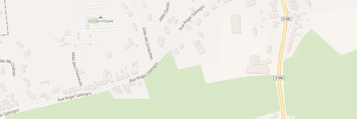 Plan du 343 Rue Roger Salengro à Cucq