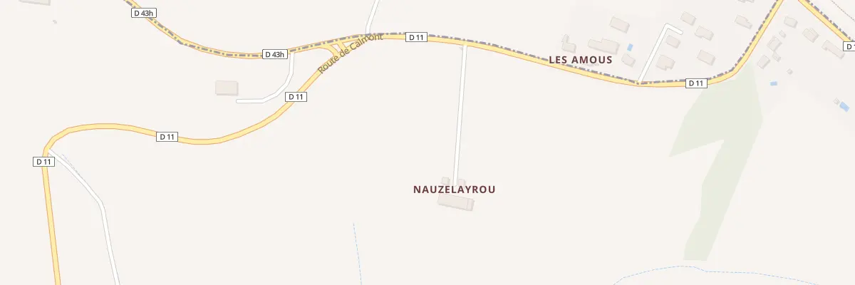 Plan du 111 Nozelayrou à Montgeard