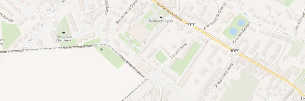 Plan du 9001 Av de Vendôme à Beaugency