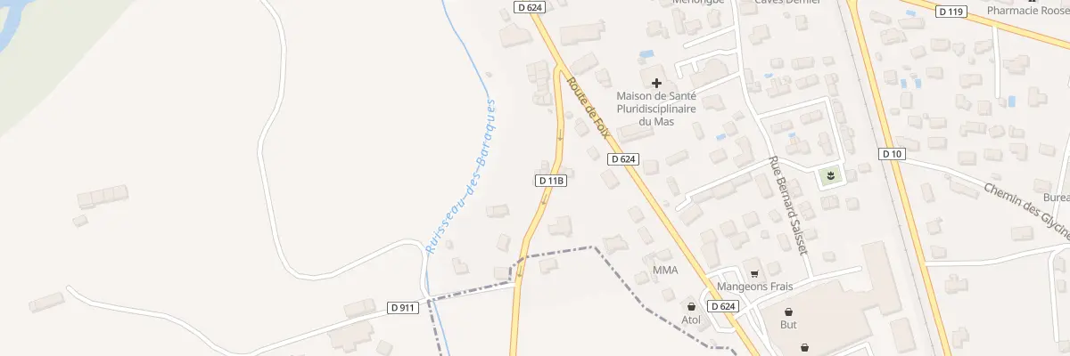 Plan du 9002 Che de Benagues à Pamiers