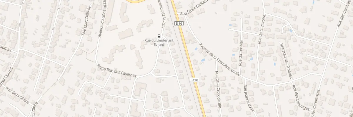 Plan du 7 Rue du Lt Georges Evrad à Pamiers