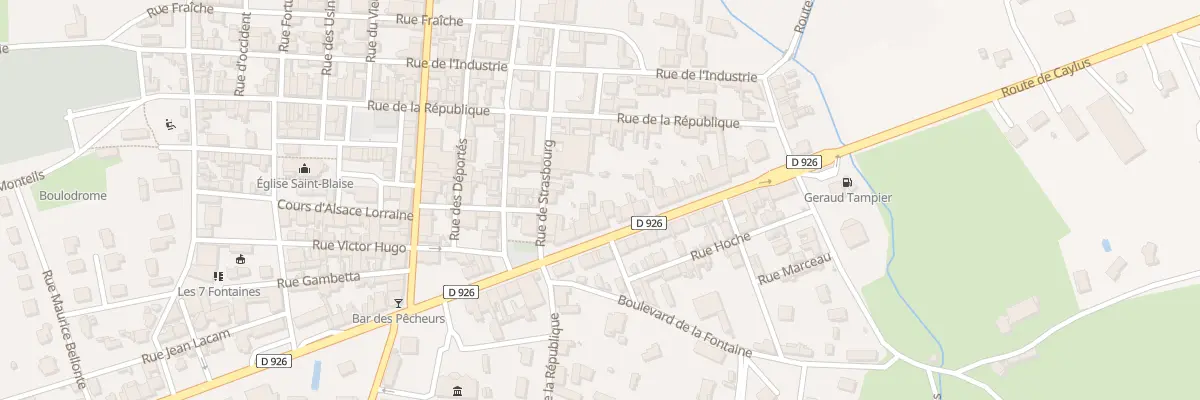 Plan du 36 Av Marcel Lacassagne à Septfonds