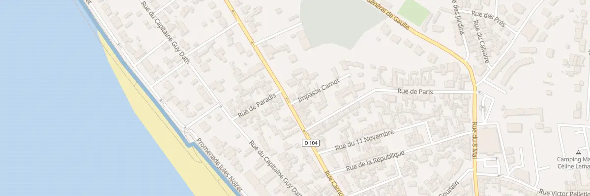 Plan du 64 Rue Carnot au Crotoy