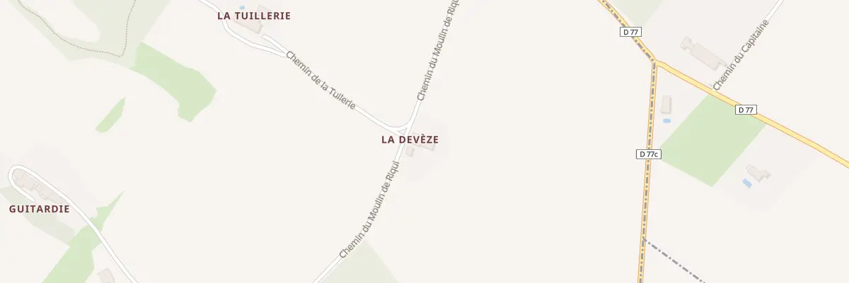 Plan du 9 Che du Moulin de Riqui à Lavalette