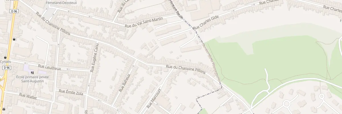 Plan du 147 Rue du Chanoine Pillons à Boulogne-sur-Mer