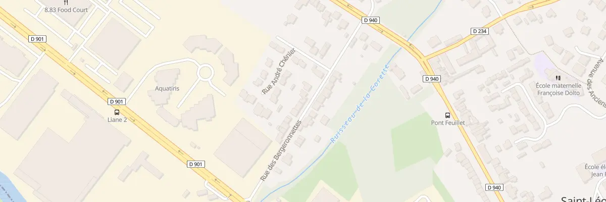 Plan du 8 Rue des Bergeronnettes à Saint-Léonard