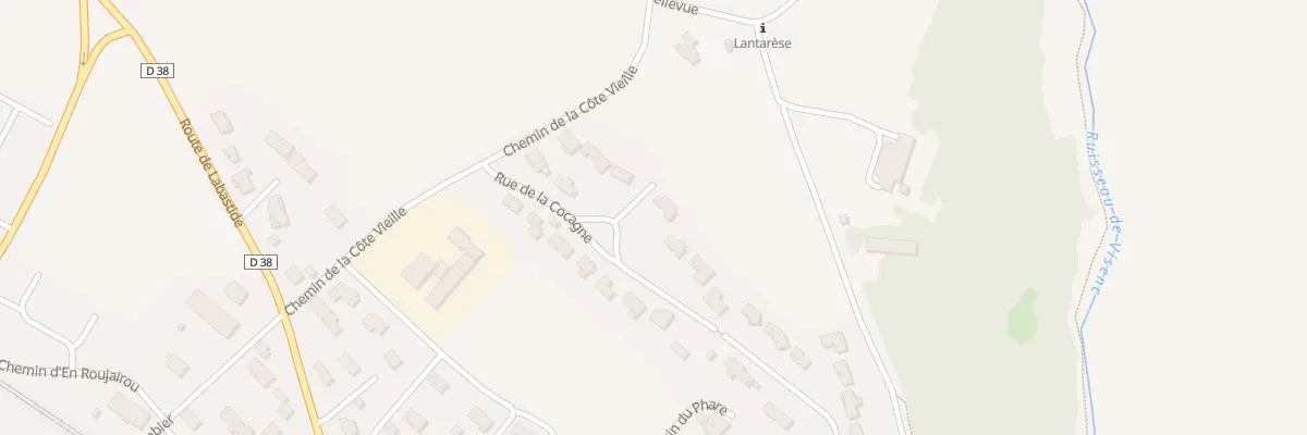 Plan du 12 Rue de la Cocagne à Baziège