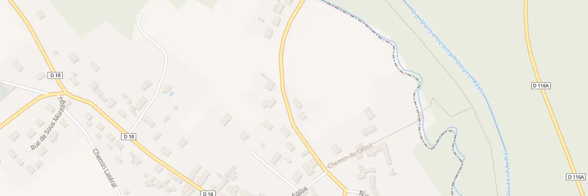 Plan du 20 Rue de l’Eglise à Yermenonville