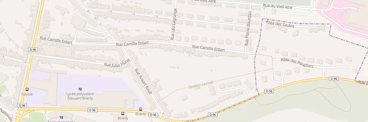 Plan du 102 Rue Camille Enlart à Boulogne-sur-Mer