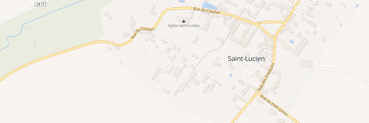 Plan du 11 Rue du Presbytere à Saint-Lucien
