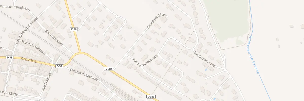 Plan du 51 Rue de l’Aéropostale à Baziège