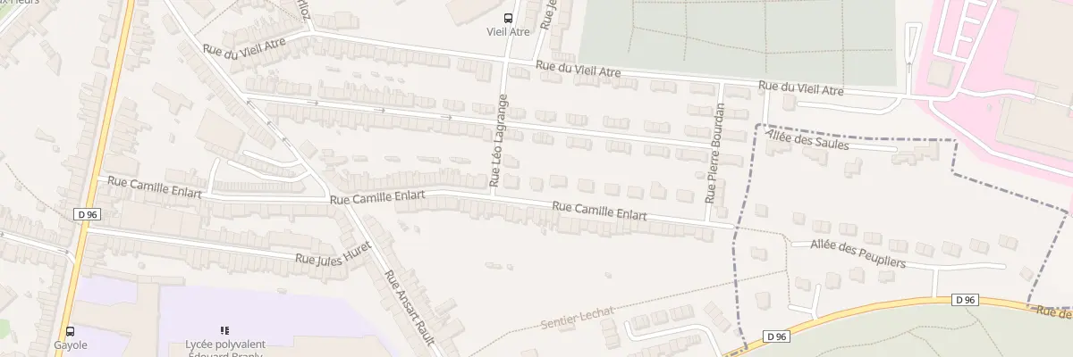 Plan du 109 Rue Camille Enlart à Boulogne-sur-Mer