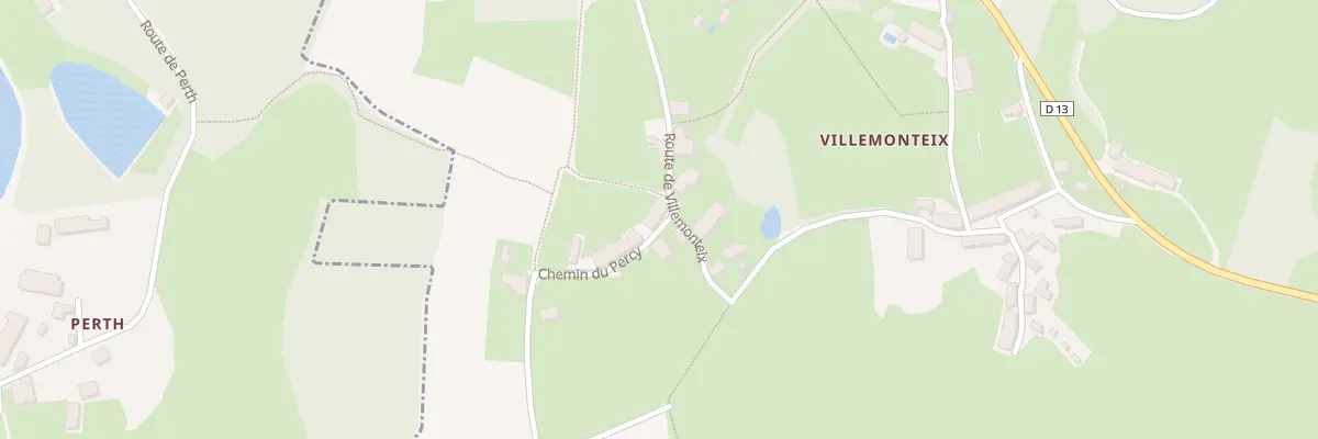 Plan du 2 Che du Percy à Saint-Léonard-de-Noblat