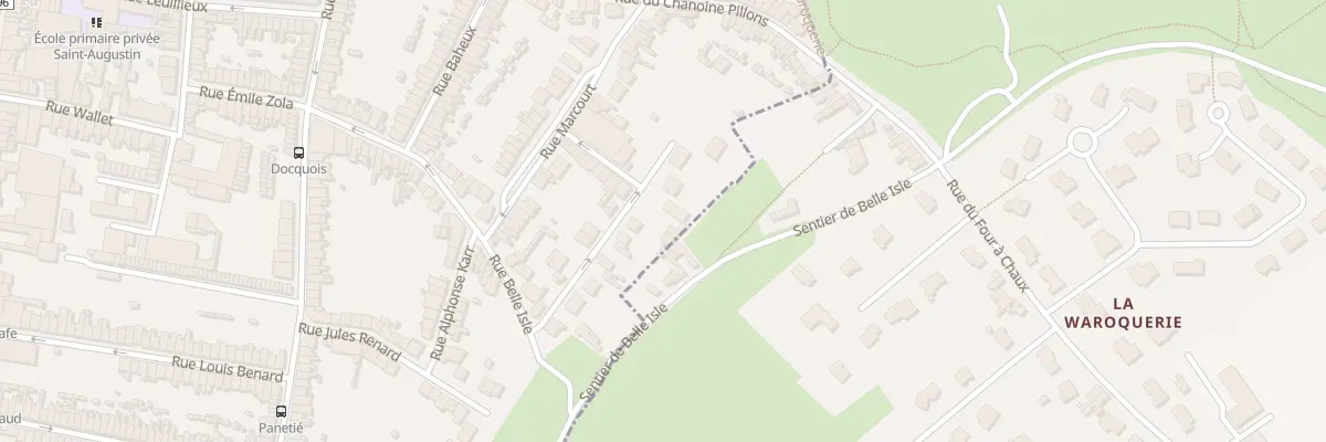 Plan du 13 Rue Jules et E de Goncourt à Boulogne-sur-Mer