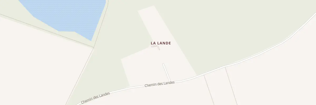 Plan du 254 La Lande à Veilleins