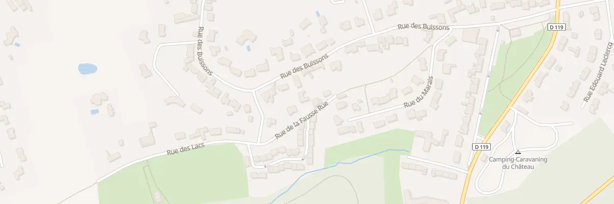Plan du 21 Rue des Buissons à Condette