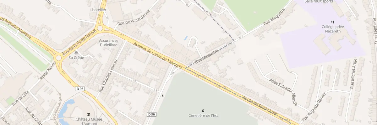 Plan du 1 Rue de Maquétra à Boulogne-sur-Mer