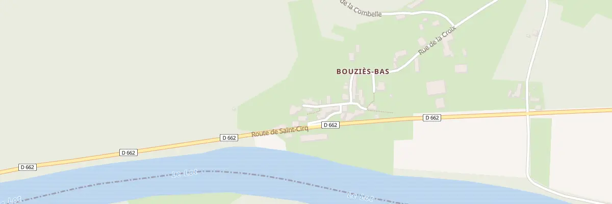 Plan du 5291 Bouzies Bas à Saint Géry-Vers