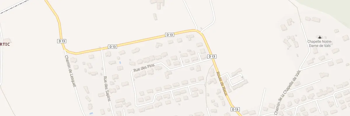 Plan du 7 Rue des Pins à Varilhes