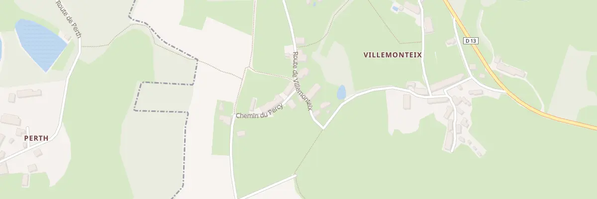 Plan du 2 Rte de Villemonteix à Cheissoux