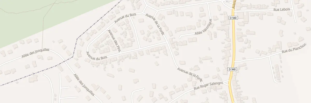 Plan du 418 Av du Bois à Cucq