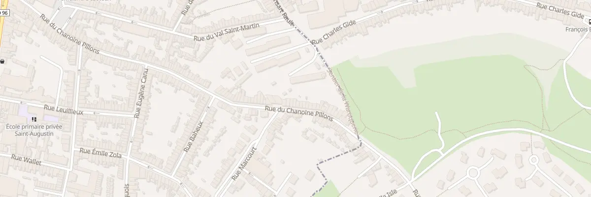 Plan du 157 Rue du Chanoine Pillons à Boulogne-sur-Mer