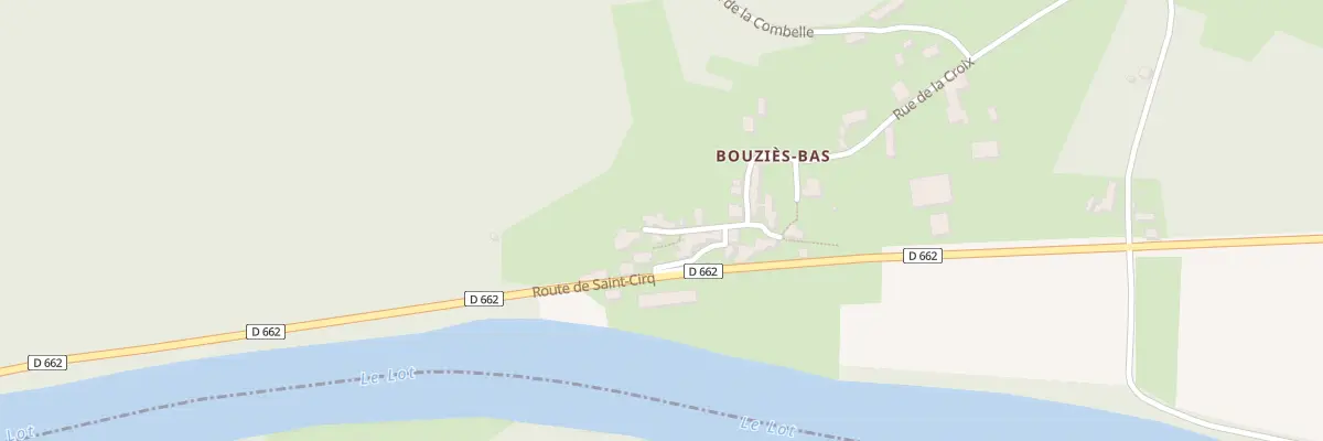 Plan du 5193 Bouzies Bas à Saint Géry-Vers
