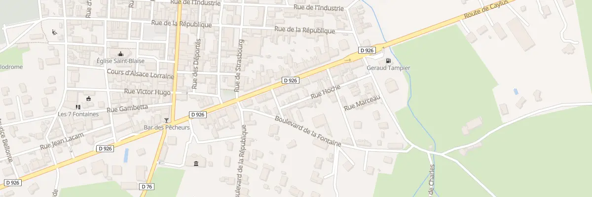 Plan du 10 Rue Hoche à Septfonds