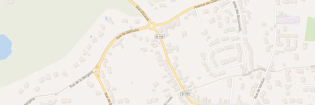 Plan du 49 Rue de la Paix à Condette