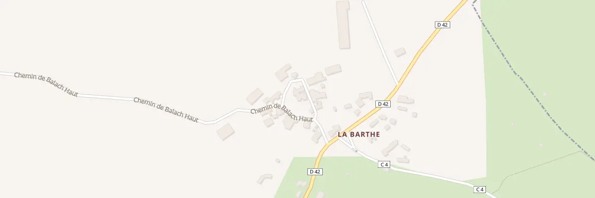 Plan du 5010 Labarthe à Belmont-Sainte-Foi