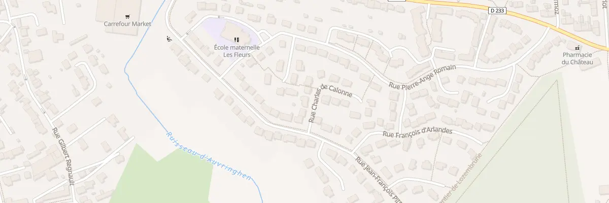 Plan du 3 Rue Charles de Calonne à Wimille