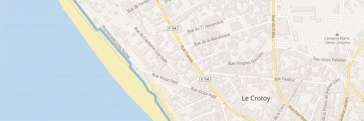 Plan du 15 Rue Carnot au Crotoy