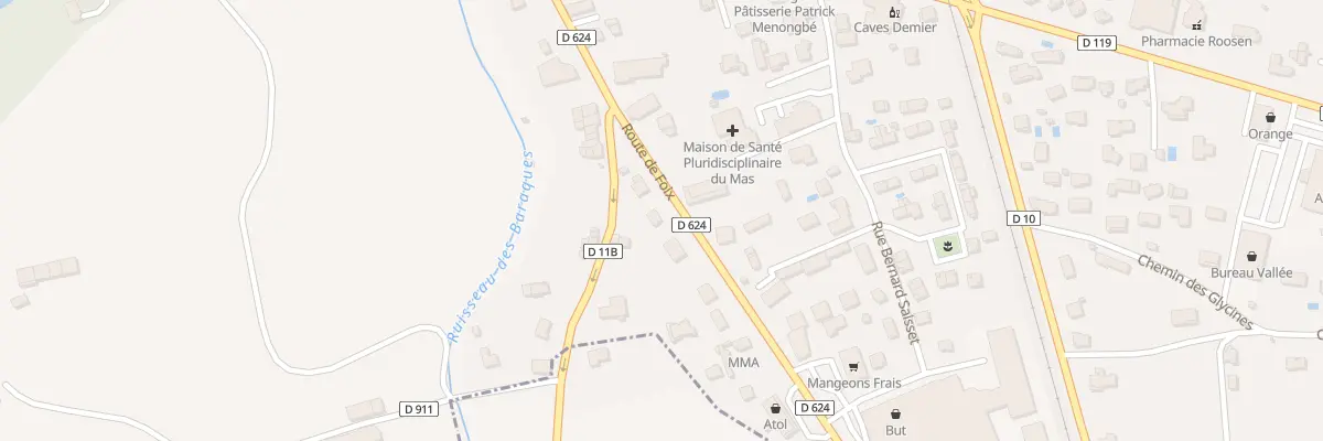 Plan du 10 Rte de Foix à Pamiers
