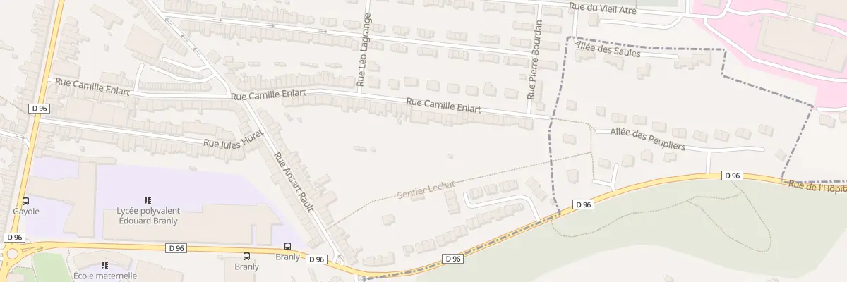 Plan du 116 Rue Camille Enlart à Boulogne-sur-Mer