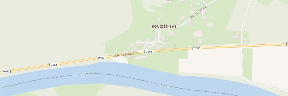 Plan du 5190 Bouzies Bas à Saint Géry-Vers