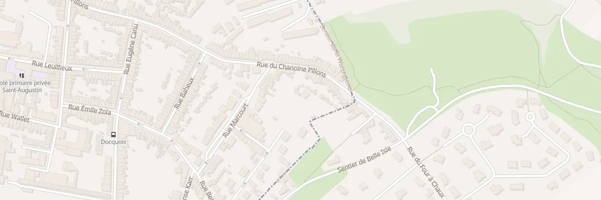 Plan du 9 Rue Marcourt à Boulogne-sur-Mer