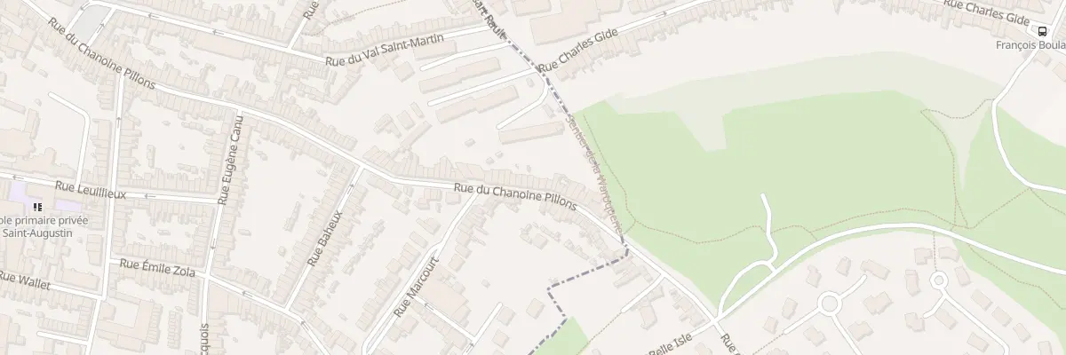 Plan du 165 Rue du Chanoine Pillons à Boulogne-sur-Mer