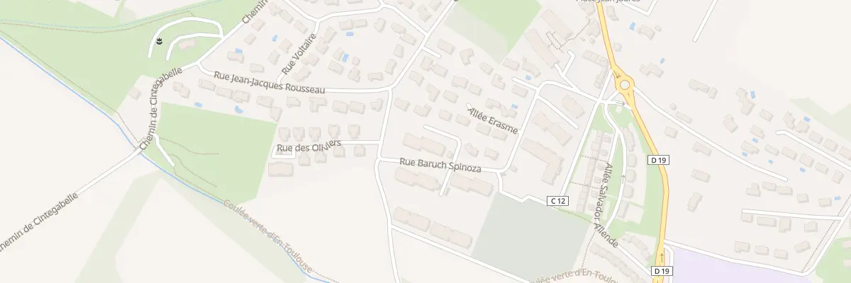 Plan du 11 Rue Baruch Spinoza à Nailloux