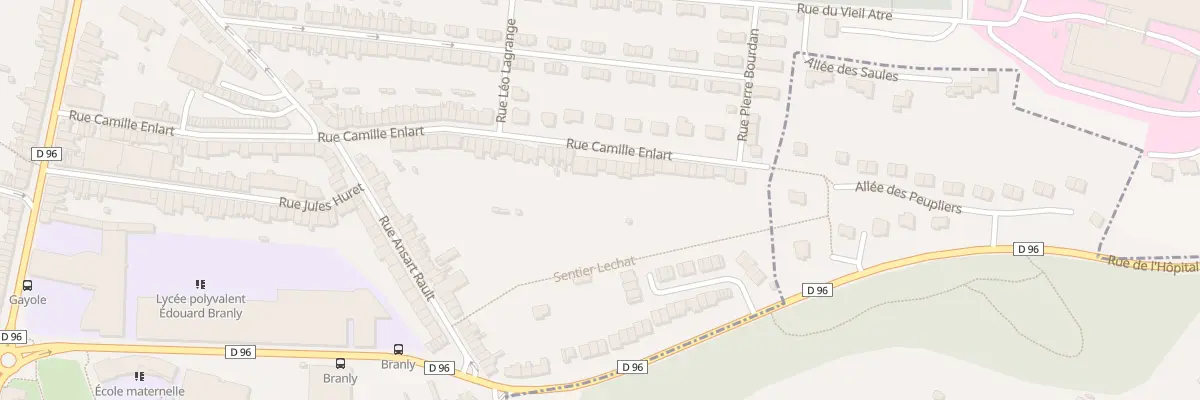 Plan du 118 Rue Camille Enlart à Boulogne-sur-Mer