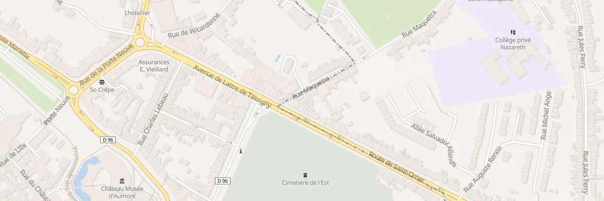 Plan du 8 Rue de Maquetra à Saint-Martin-Boulogne