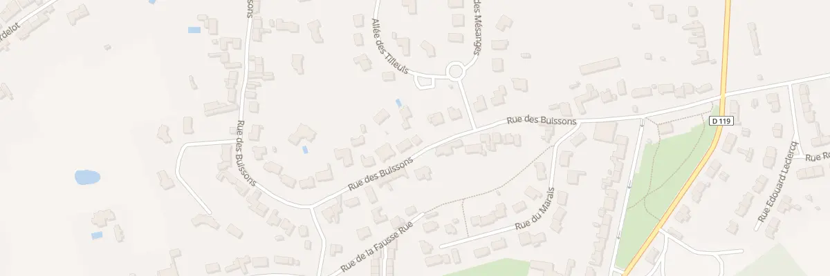 Plan du 52 Rue des Buissons à Condette