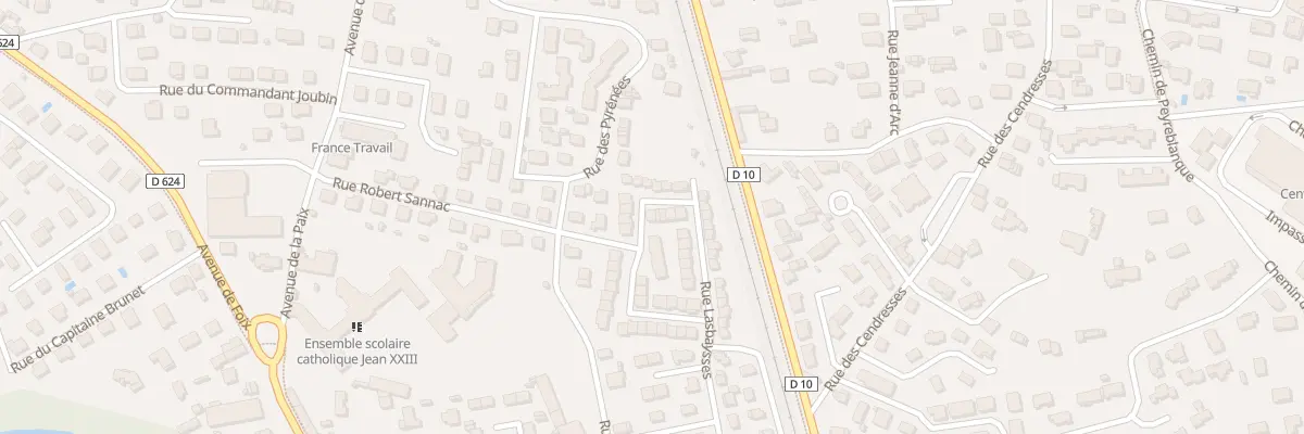 Plan du 7 Rue Prosper Estieu à Pamiers