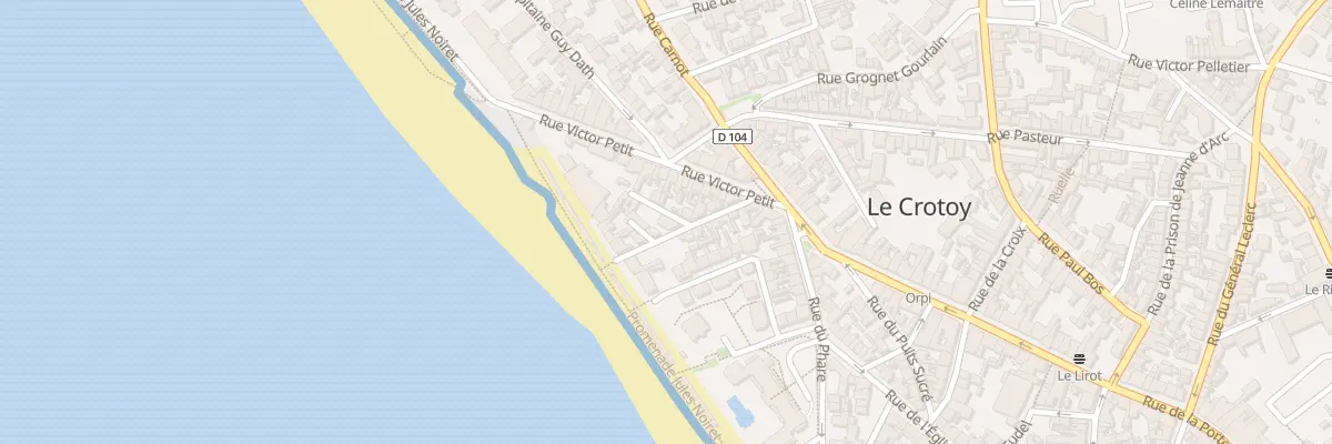 Plan du 5 Rue des Bains au Crotoy
