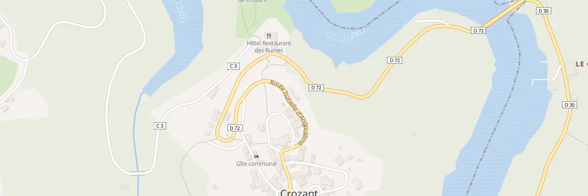 Plan du 5429 Le Bourg à Crozant