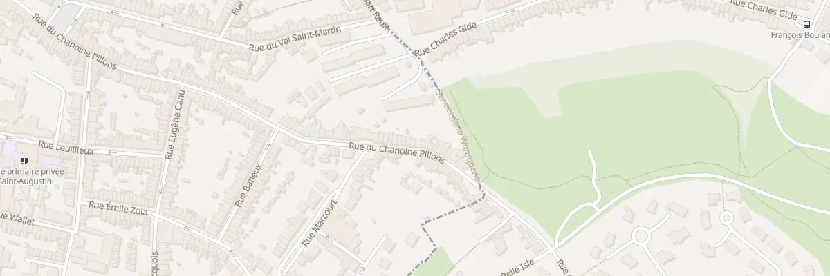 Plan du 167 Rue du Chanoine Pillons à Boulogne-sur-Mer